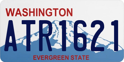 WA license plate ATR1621