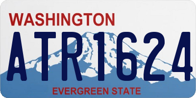 WA license plate ATR1624