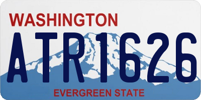 WA license plate ATR1626
