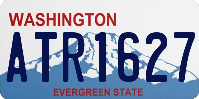WA license plate ATR1627