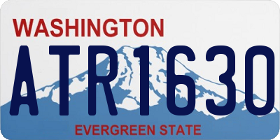 WA license plate ATR1630