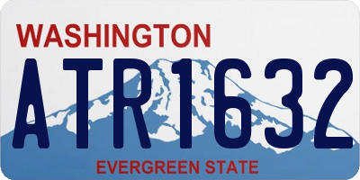 WA license plate ATR1632