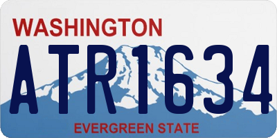 WA license plate ATR1634