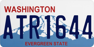 WA license plate ATR1644