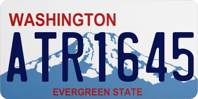 WA license plate ATR1645