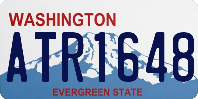 WA license plate ATR1648