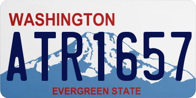WA license plate ATR1657