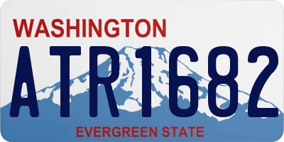 WA license plate ATR1682