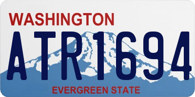 WA license plate ATR1694