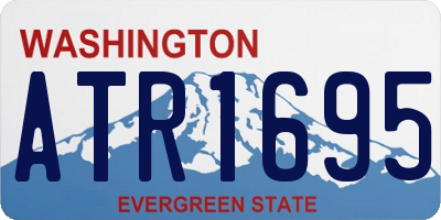WA license plate ATR1695