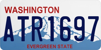WA license plate ATR1697