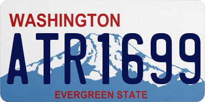 WA license plate ATR1699