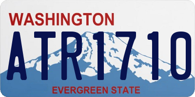 WA license plate ATR1710