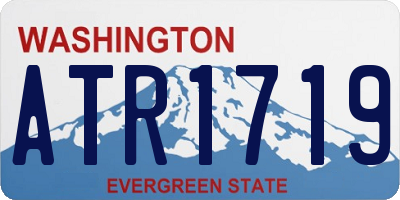 WA license plate ATR1719