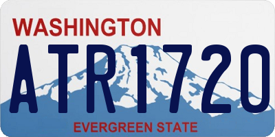 WA license plate ATR1720