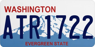 WA license plate ATR1722