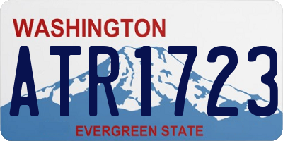 WA license plate ATR1723