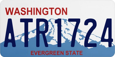 WA license plate ATR1724