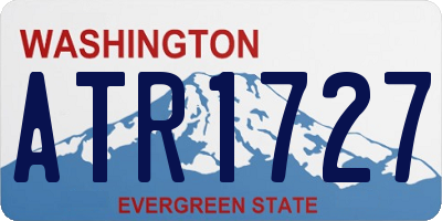 WA license plate ATR1727