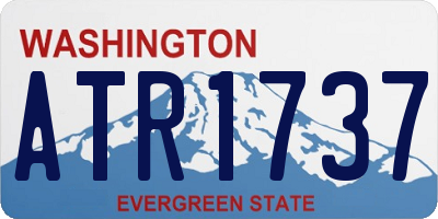WA license plate ATR1737