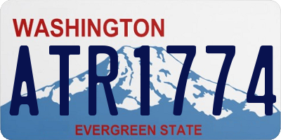 WA license plate ATR1774