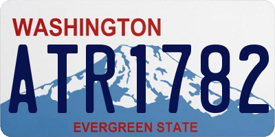 WA license plate ATR1782