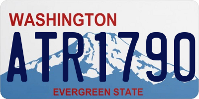 WA license plate ATR1790