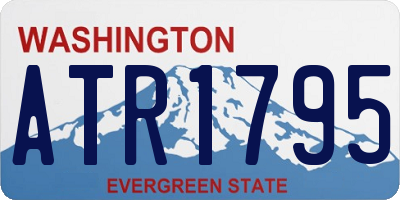 WA license plate ATR1795