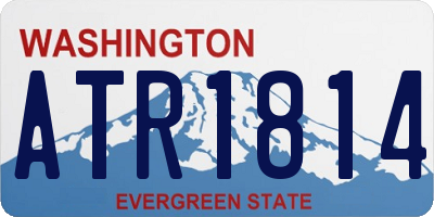 WA license plate ATR1814
