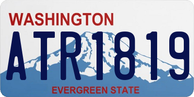 WA license plate ATR1819