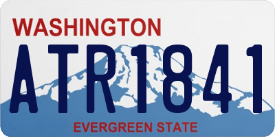 WA license plate ATR1841