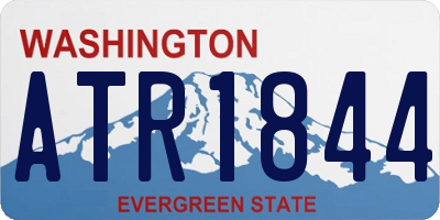 WA license plate ATR1844