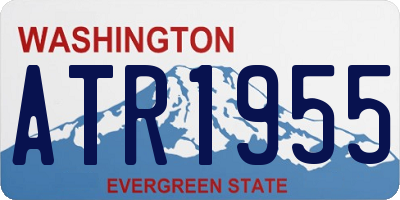 WA license plate ATR1955