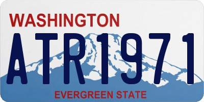 WA license plate ATR1971