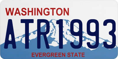 WA license plate ATR1993