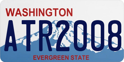 WA license plate ATR2008