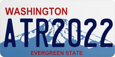 WA license plate ATR2022