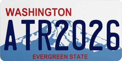 WA license plate ATR2026