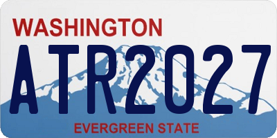 WA license plate ATR2027