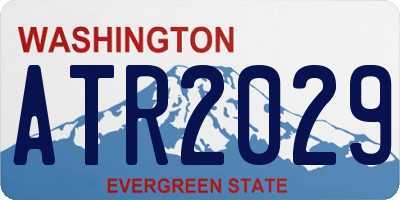 WA license plate ATR2029