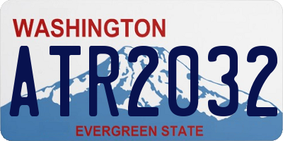WA license plate ATR2032