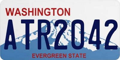 WA license plate ATR2042