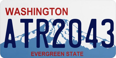 WA license plate ATR2043
