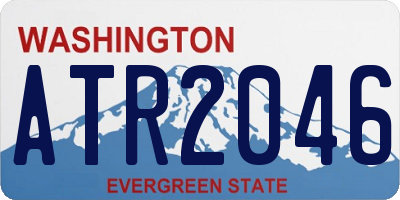 WA license plate ATR2046