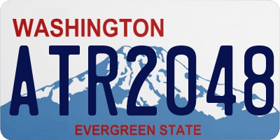 WA license plate ATR2048