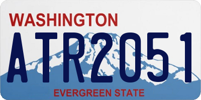 WA license plate ATR2051