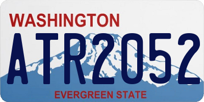 WA license plate ATR2052