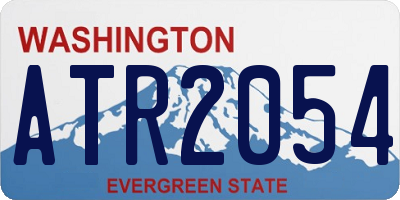 WA license plate ATR2054