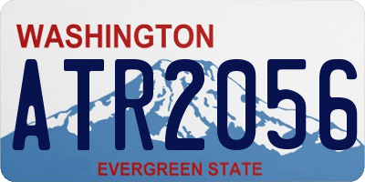 WA license plate ATR2056