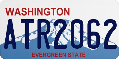 WA license plate ATR2062